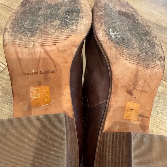 Madewell Elegant Brown Leather Ankle Boots - Picture 5 of 6